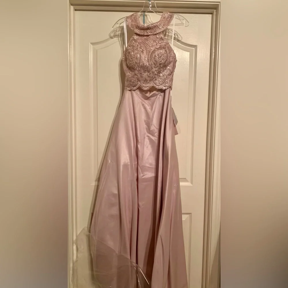 NWT Alyce Paris French pink formal gown - Picture 1 of 5